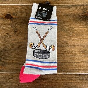 Men’s Socks with Hockey Theme
